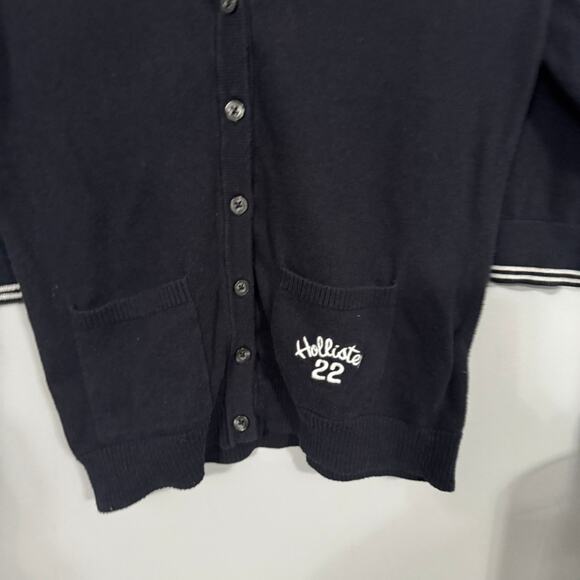 Hollister Y2K Preppy Collegiate Style Button Down Cardigan Women's Size Medium - Picture 2 of 9